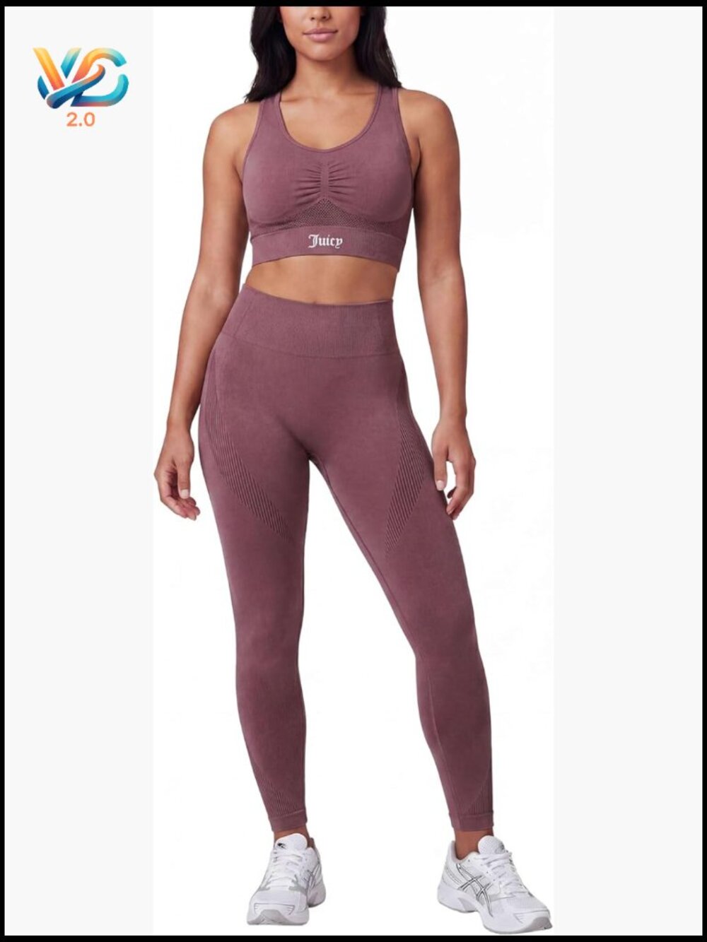 2 Piece Seamless Bra & Legging Set Workout Activewear